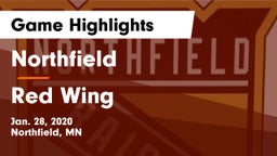 Northfield  vs Red Wing  Game Highlights - Jan. 28, 2020
