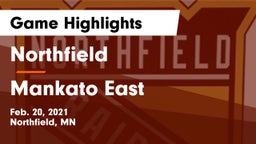 Northfield  vs Mankato East  Game Highlights - Feb. 20, 2021