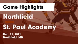Northfield  vs St. Paul Academy Game Highlights - Dec. 21, 2021
