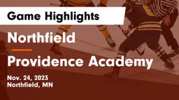 Northfield  vs Providence Academy Game Highlights - Nov. 24, 2023