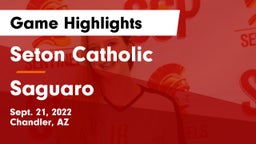 Seton Catholic  vs Saguaro  Game Highlights - Sept. 21, 2022