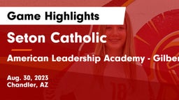Seton Catholic  vs American Leadership Academy - Gilbert  Game Highlights - Aug. 30, 2023