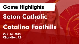 Seton Catholic  vs Catalina Foothills Game Highlights - Oct. 14, 2023