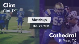 Matchup: Clint  vs. Cathedral  2016