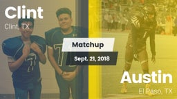 Matchup: Clint  vs. Austin  2018