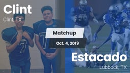 Matchup: Clint  vs. Estacado  2019