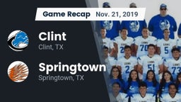 Recap: Clint  vs. Springtown  2019