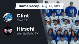 Recap: Clint  vs. Hirschi  2022