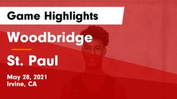 Woodbridge  vs St. Paul  Game Highlights - May 28, 2021