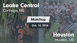 Matchup: Leake Central High vs. Houston  2016