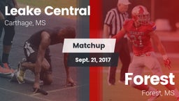 Matchup: Leake Central High vs. Forest  2017