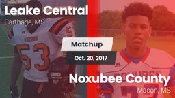 Matchup: Leake Central High vs. Noxubee County  2017
