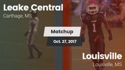 Matchup: Leake Central High vs. Louisville  2017