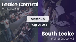 Matchup: Leake Central High vs. South Leake  2018