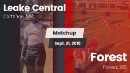 Matchup: Leake Central High vs. Forest  2018