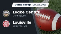 Recap: Leake Central  vs. Louisville  2020