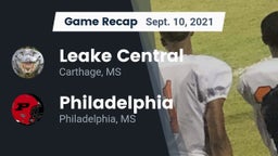 Recap: Leake Central  vs. Philadelphia  2021