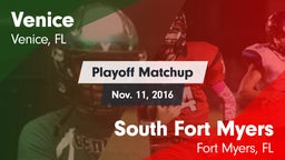 Matchup: Venice  vs. South Fort Myers  2016