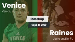 Matchup: Venice  vs. Raines  2020