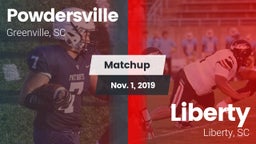 Matchup: Powdersville High vs. Liberty  2019