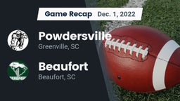 Recap: Powdersville  vs. Beaufort  2022