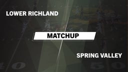 Matchup: Lower Richland High vs. Spring Valley  2016
