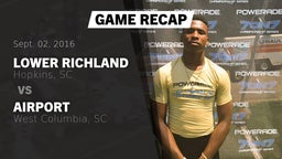 Recap: Lower Richland  vs. Airport  2016