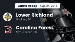 Recap: Lower Richland  vs. Carolina Forest  2018