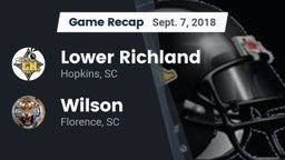 Recap: Lower Richland  vs. Wilson  2018