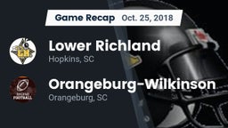 Recap: Lower Richland  vs. Orangeburg-Wilkinson  2018