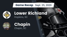 Recap: Lower Richland  vs. Chapin  2020