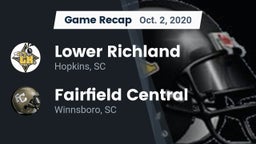 Recap: Lower Richland  vs. Fairfield Central  2020