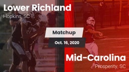 Matchup: Lower Richland High vs. Mid-Carolina  2020