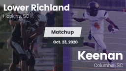 Matchup: Lower Richland High vs. Keenan  2020