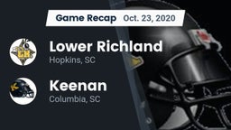 Recap: Lower Richland  vs. Keenan  2020