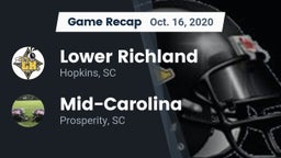 Recap: Lower Richland  vs. Mid-Carolina  2020