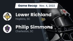 Recap: Lower Richland  vs. Philip Simmons  2022