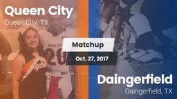 Matchup: Queen City High vs. Daingerfield  2017