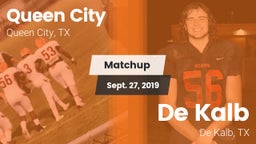 Matchup: Queen City High vs. De Kalb  2019