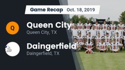 Recap: Queen City  vs. Daingerfield  2019