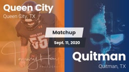 Matchup: Queen City High vs. Quitman  2020