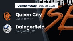 Recap: Queen City  vs. Daingerfield  2023
