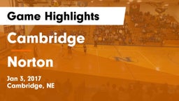 Cambridge  vs Norton  Game Highlights - Jan 3, 2017