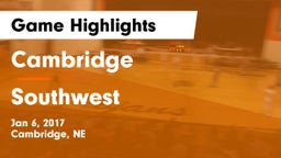 Cambridge  vs Southwest  Game Highlights - Jan 6, 2017