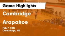 Cambridge  vs Arapahoe  Game Highlights - Feb 7, 2017