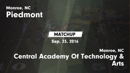 Matchup: Piedmont  vs. Central Academy Of Technology & Arts 2016