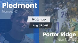 Matchup: Piedmont  vs. Porter Ridge  2017