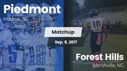 Matchup: Piedmont  vs. Forest Hills  2017