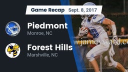 Recap: Piedmont  vs. Forest Hills  2017