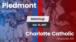 Matchup: Piedmont  vs. Charlotte Catholic  2017
